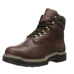 NWT Men's 10.5 Wolverine Darco 6" Waterproof Int Met Steel Toe Work Boot - Brown